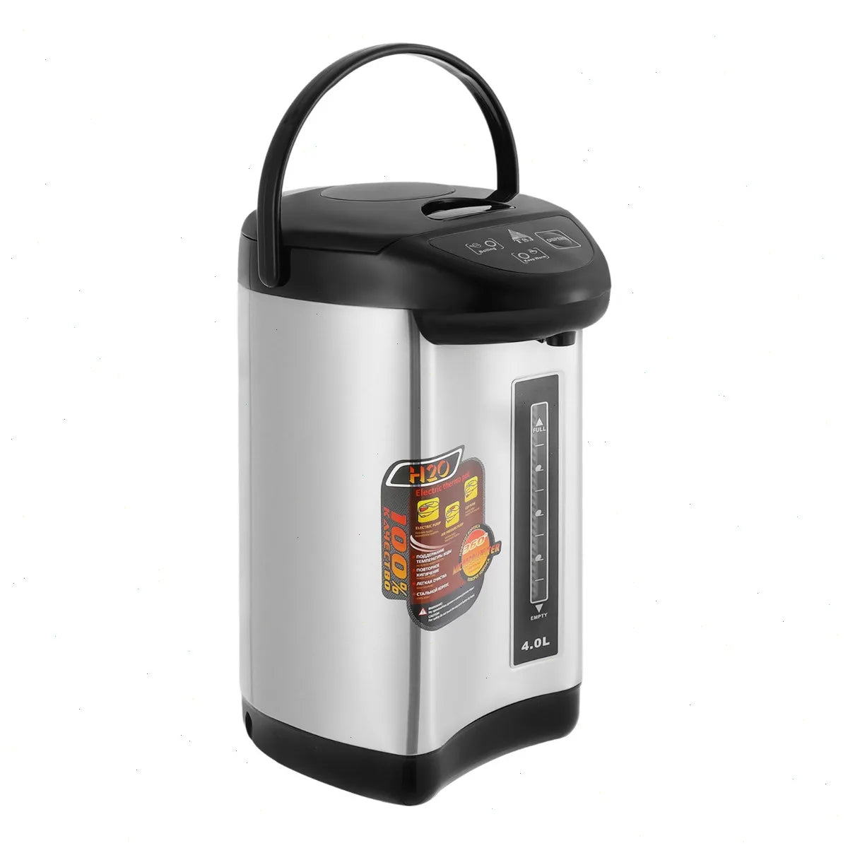 750W Warmwasserbereiter, Heißwasserspender, Wasserkocher 4L Schwarz 220V, Schnellkochend, großes Fassungsvermögen für Trinkwasser zu Hause Hauptbild