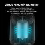 Doppelbecher Multifunktions-USB-Fruchtmixer Entsafter Tragbarer elektrischer Entsafter Mixer Fruchtsaftbecher Lebensmittel Milchshake