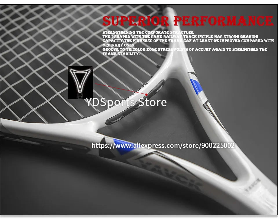 Professioneller Ultraleichtschläger aus Verbundkohlenstoff-Aluminiumlegierung, Tennisschläger 45-55LBS, Trainings-Tennisschläger Unisex Trainer