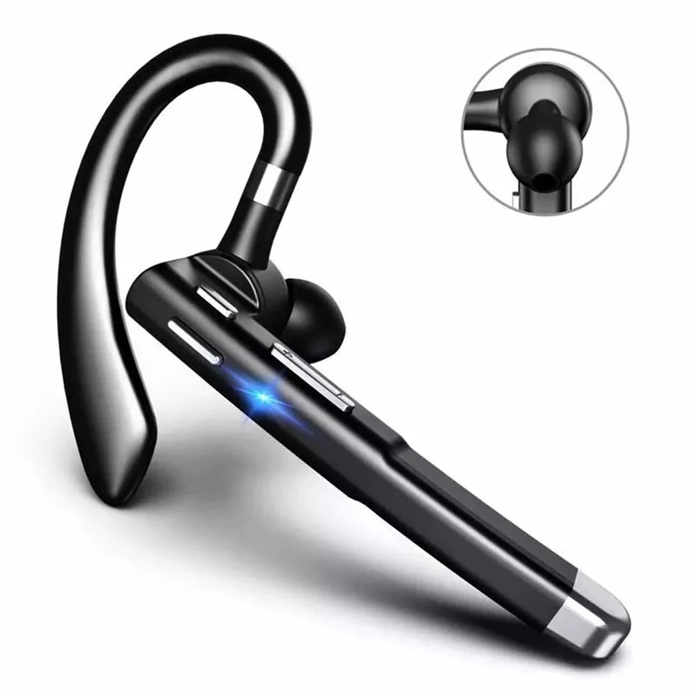 YYK-520 Kabellose Kopfhörer Business Bluetooth 5.3 Ohrhörer Freisprechanruf Mikrofon Geräuschunterdrückung Headset In-Ear-Kopfhörer zum Autofahren