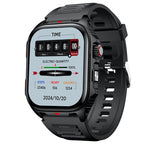 Elektronische Smartwatch BT-Anruf Herzfrequenzmesser Smartwatch Fitness Tracker Wasserdichte Sportuhren für Männer Frauen Android 2026