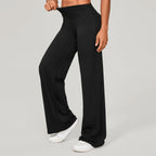 Damen gerade Yoga-Leggings weicher, dehnbarer Stoff Damen-Yogahosen GYM Schweißableitende Eigenschaften Lauf-Sport-Hosen
