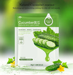 20 Stück natürliche Pflanzen-Gesichtsmaske Feuchtigkeitsspendend Öl-Kontrolle Anti-Aging Frucht Aloe Koreanische Tuchmaske Schönheit Hautpflegeprodukte