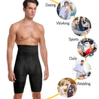 Herren Body Shaper Bauchkontroll-Shorts Shapewear Bauchmieder Boxer Slips Hohe Taille Schlankheitsunterwäsche Bein Kompressionshose