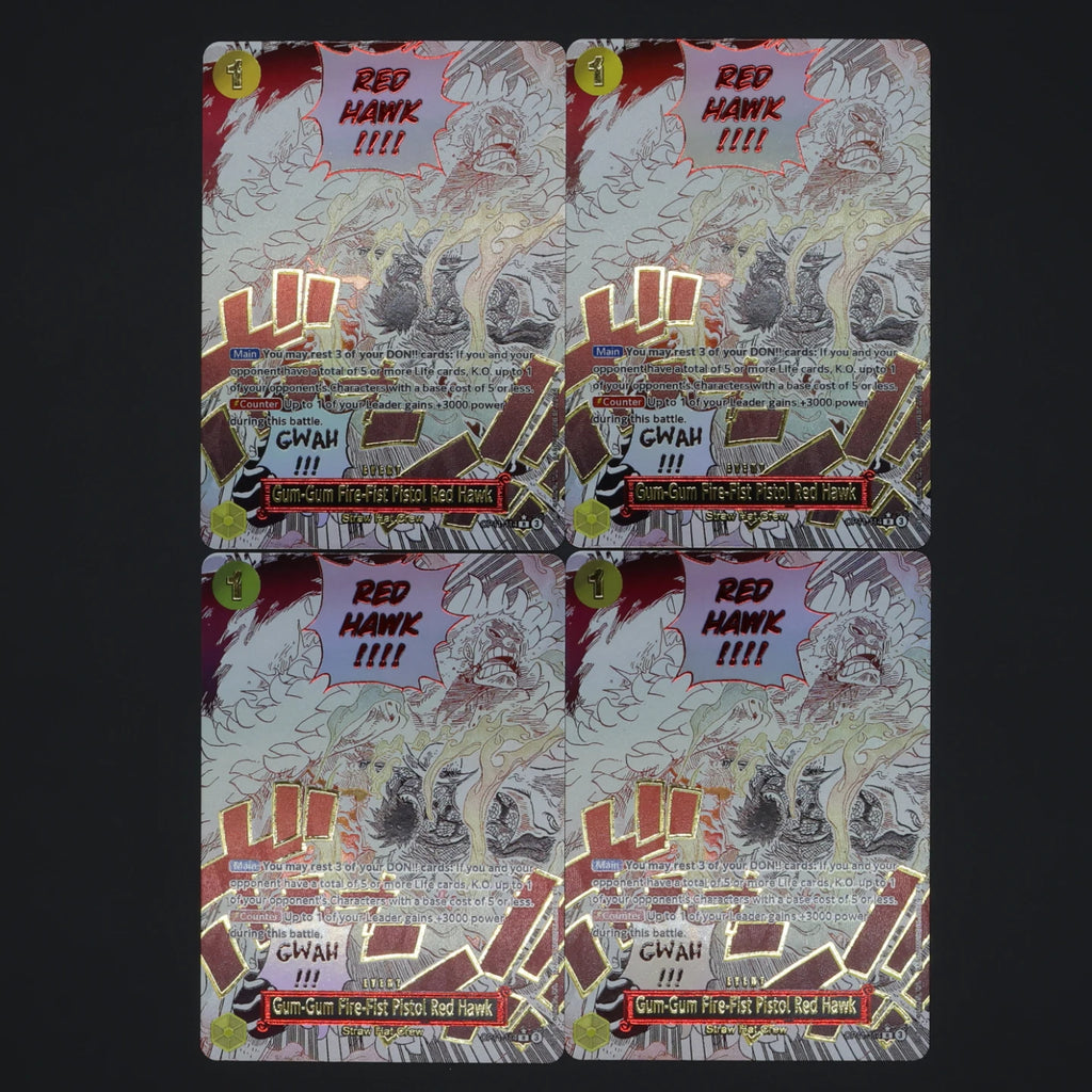 One Piece TCG OPCG English Manga Event Card Set Gear 2 DDM GGG Ground Death Frighten Me OP09 OP10 OP11 OP12 OP14 Goldprägung