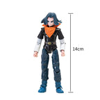 12-18CM Anime Dragon Ball Z Super Saiyajin Son Goku Broly Vegeta Anime Actionfigur Modell Geschenke Sammlerfiguren für Kinder