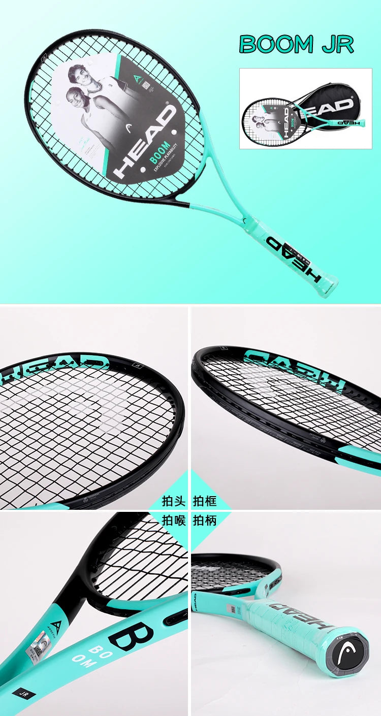 HEAD 2026 Neuer Carbon Tennisschläger für Herren Damen Tenis Raquete Blau