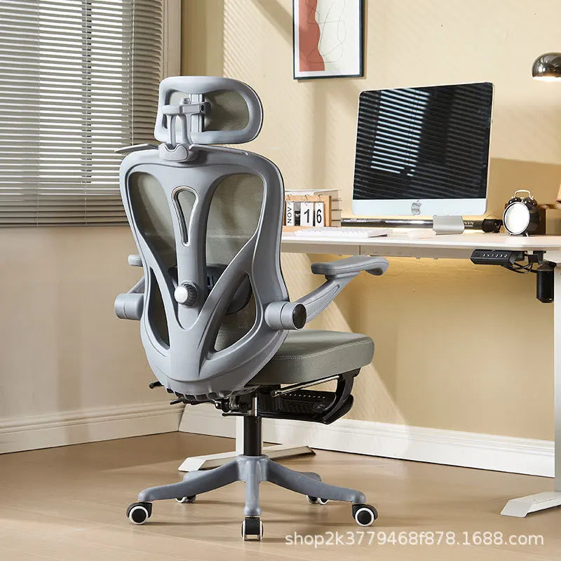 UVR Hochwertiger Bürostuhl, bequem, verstellbar, Chefsessel mit Netzrückenlehne, ergonomisches Design, Möbel, Gaming-Computerstuhl