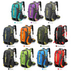 40L Wasserabweisender Reise-Rucksack Camping Wander Laptop Daypack Trekking Klettern Rucksäcke für Herren Damen Wanderausrüstung