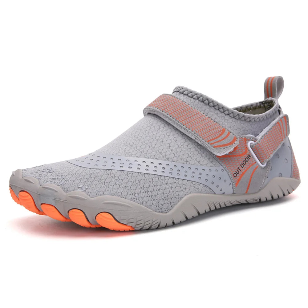 Herren Damen Wasserschuhe Schnell Trocknend Rutschfest Fünf-Finger-Schuhe Outdoor-Watschuhe Schwimmschuhe Barfuß Aquaschuhe Leichte Sneakers