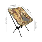 TARKA Faltbare Campingstühle Set Leichter Klappstuhl Ultraleichte Rucksack-Mondstühle für Garten Picknick Strand Angeln