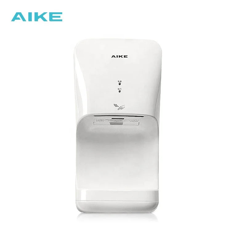 AIKE Automatischer Händetrockner mit Tropfschale, Wandmontage, Hochgeschwindigkeits-Trockner, 10-15s Schnelle Trocknung, Modell AK2632, 1400-1650W
