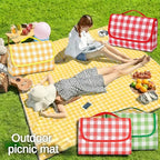 Dicke wasserdichte Picknickmatte, tragbare, faltbare Bodendecke für Camping, Wandern, Strand, Rasen, Outdoor-Aktivitäten, feuchtigkeitsbeständig