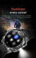 2026New Military T-Rex3 GPS Map Navigation Smart Watch 2GB RAM 1.43-inch AMOLED Screen 30M Waterproof Call Sports Smartwatch Men