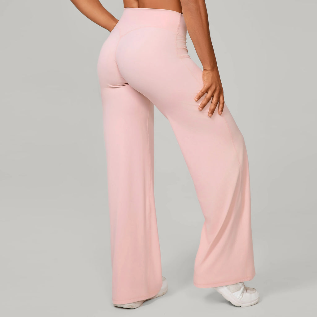 Damen gerade Yoga-Leggings weicher, dehnbarer Stoff Damen-Yogahosen GYM Schweißableitende Eigenschaften Lauf-Sport-Hosen