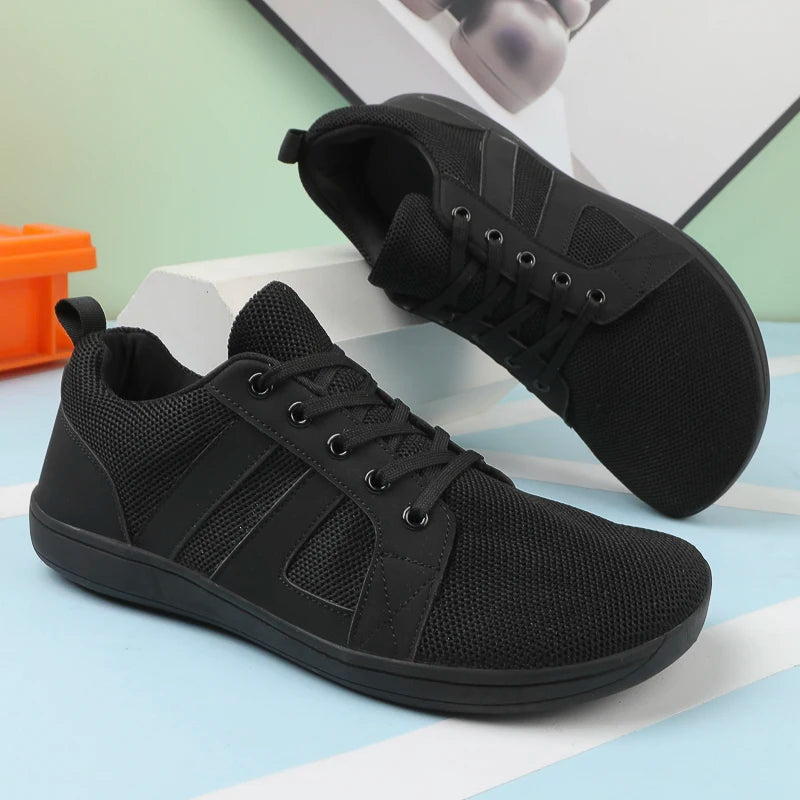 FANCYLEE Klassische Damen GAT Barfuß-Sneaker Retro Wildleder Minimalistische Walkingschuhe Weite Passform Zero Drop Freizeitschuhe Größe 36-41