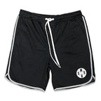 Sommer-Sport-Shorts, atmungsaktiv, Mesh, Herren, Kordelzug, elastische Hose, Lauftraining, Outdoor, Fitness, Jogging, gerade