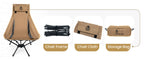 OneTigris Portable Tigerblade Campingstühle Klappstuhl Angelstuhl Für Trekking BBQ Partys Garten Strand Indoor-Einsatz