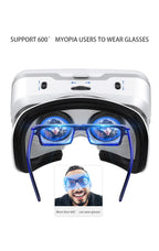 VR Shinecon 10.0 Helm 3D-Brille Virtual Reality Headset für Smartphones VR-Brille Videospiel Fernglas