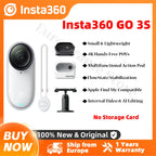 Insta360 Neue GO 3S – Winzige 4K-Kamera, tragbar und vielseitig, freihändig, POV, überall montierbar, Stabilisierung