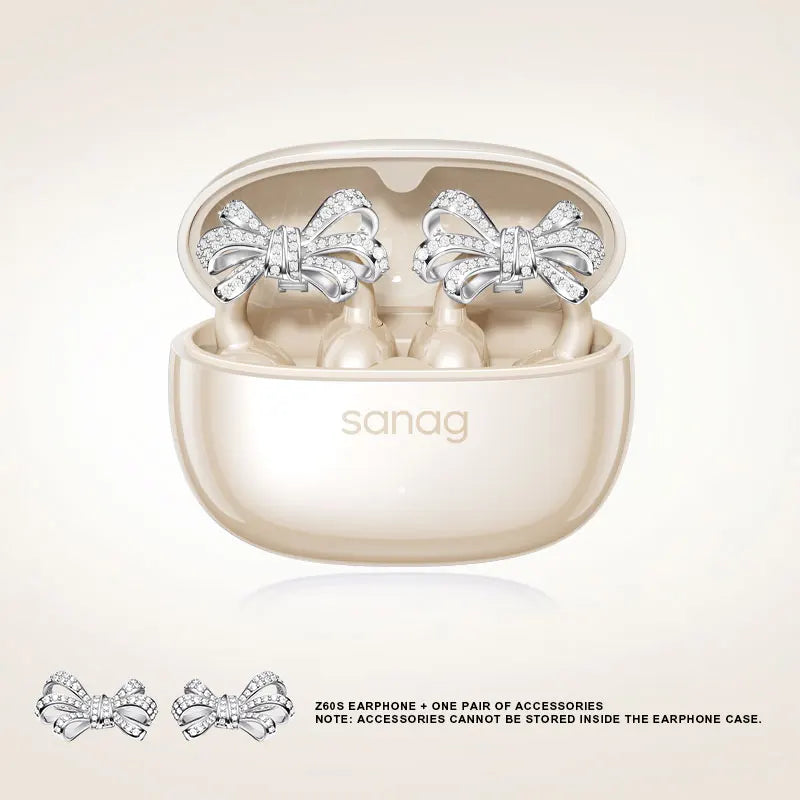 Sanag Z60S Ohrclip-Kopfhörer OWS HiFi-Sound Open-Ear-Ohrhörer Audífonos Bluetooth Kabellose Kopfhörer Flash-Sale Headset
