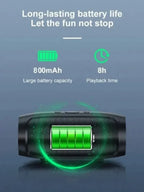 Lenovo TF USB Bluetooth Funklautsprecher Tragbarer Stereo-Doppellautsprecher für den Außenbereich mit FM-Stimme und Subwoofer
