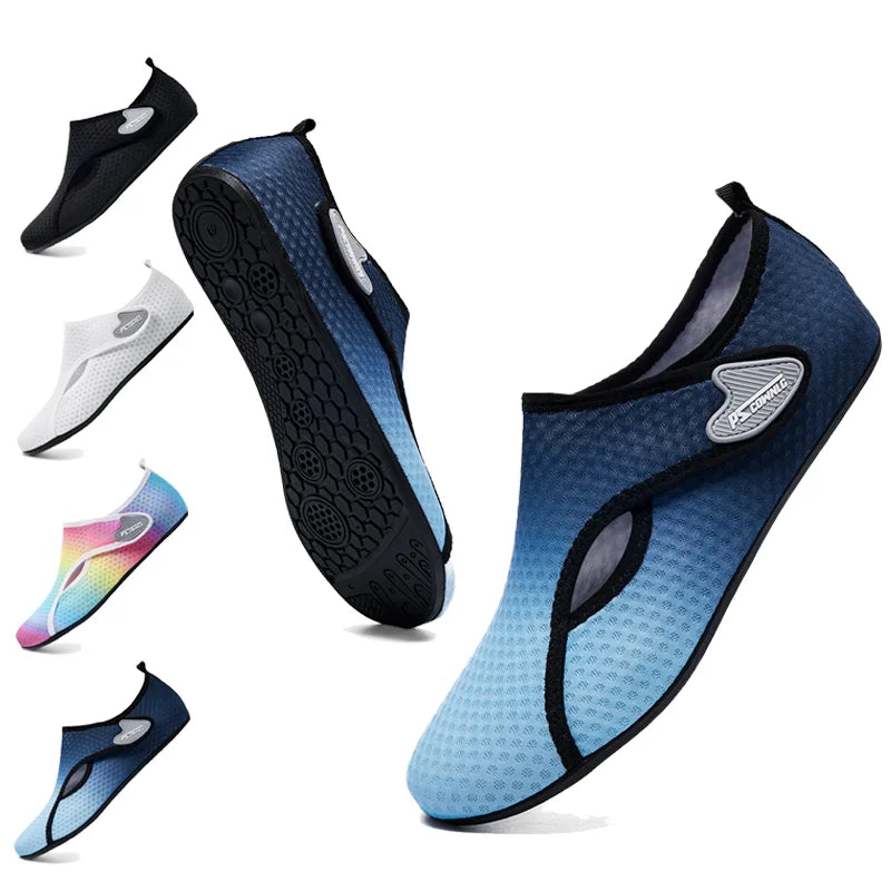 Herren Damen Wasserschuhe Sportschuhe Badeschuhe Rutschfeste Fitness-Gymnastik Yoga Tanz Schwimmen Surfen Tauchen Unterwasser Strandschuhe