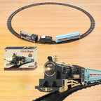 Classical Electric Train Set Toy Car Railway Train Model Educational Game Children Christmas Toys for Boy