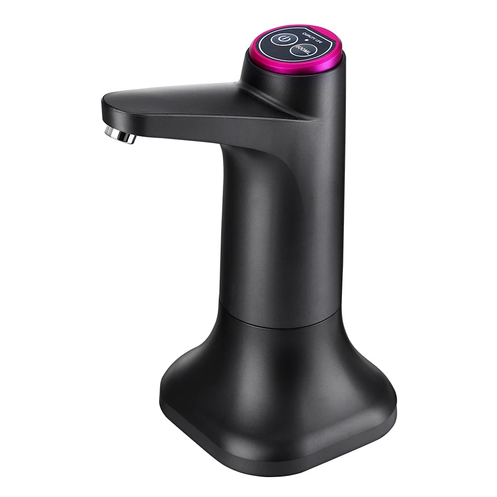 Automatischer Wasserspender, elektrische Wasserpumpe, Tastensteuerung, USB-Ladefunktion, tragbar für Küche, Büro, Outdoor, Getränkespender