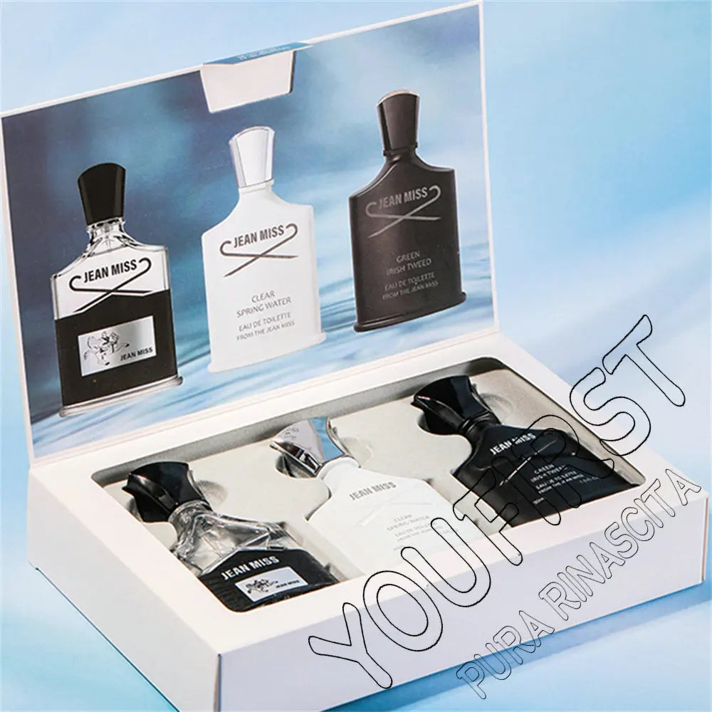 Fresh Natural 90ml Parfüm Herren Geschenkset 3tlg. Set Langanhaltendes Eau de Cologne Duft Parfüms für Herren Charmante Herrenparfüms Original Hauptbild