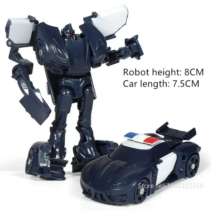 Kinder Spielzeug Mini Verwandlungs-Roboter-Kit Spielzeugmodelle 2-in-1 verformtes Auto Spielzeug Roboter Spielzeug für Kinder Geschenk Actionfigur