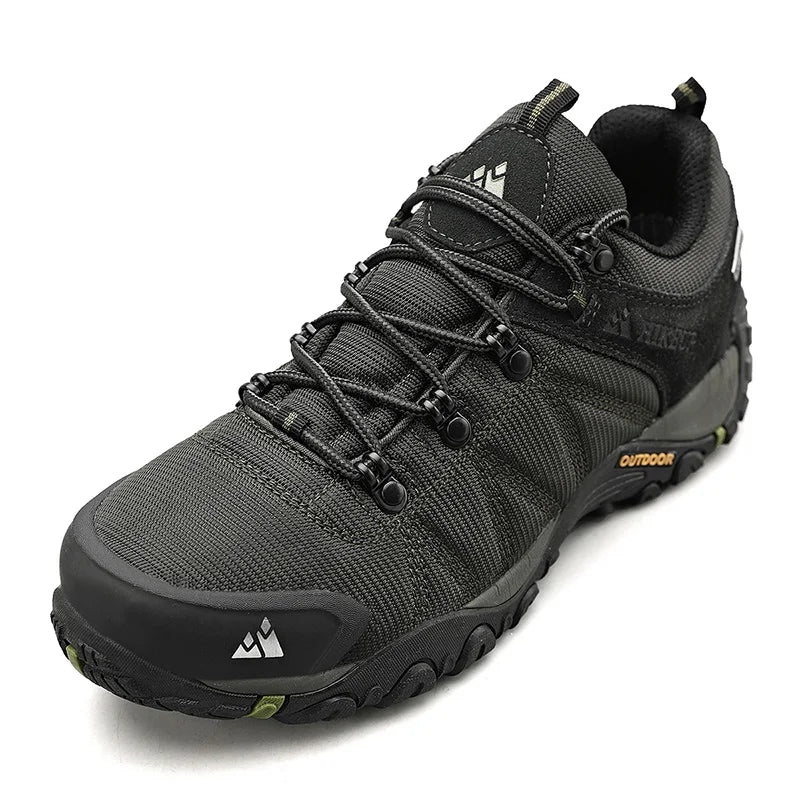 HIKEUP Rutschfeste Herren Wanderschuhe Atmungsaktive Outdoor Abriebfeste Spritzwassergeschützte Kletterschuhe Herren Sneaker Tourismus Bergschuhe