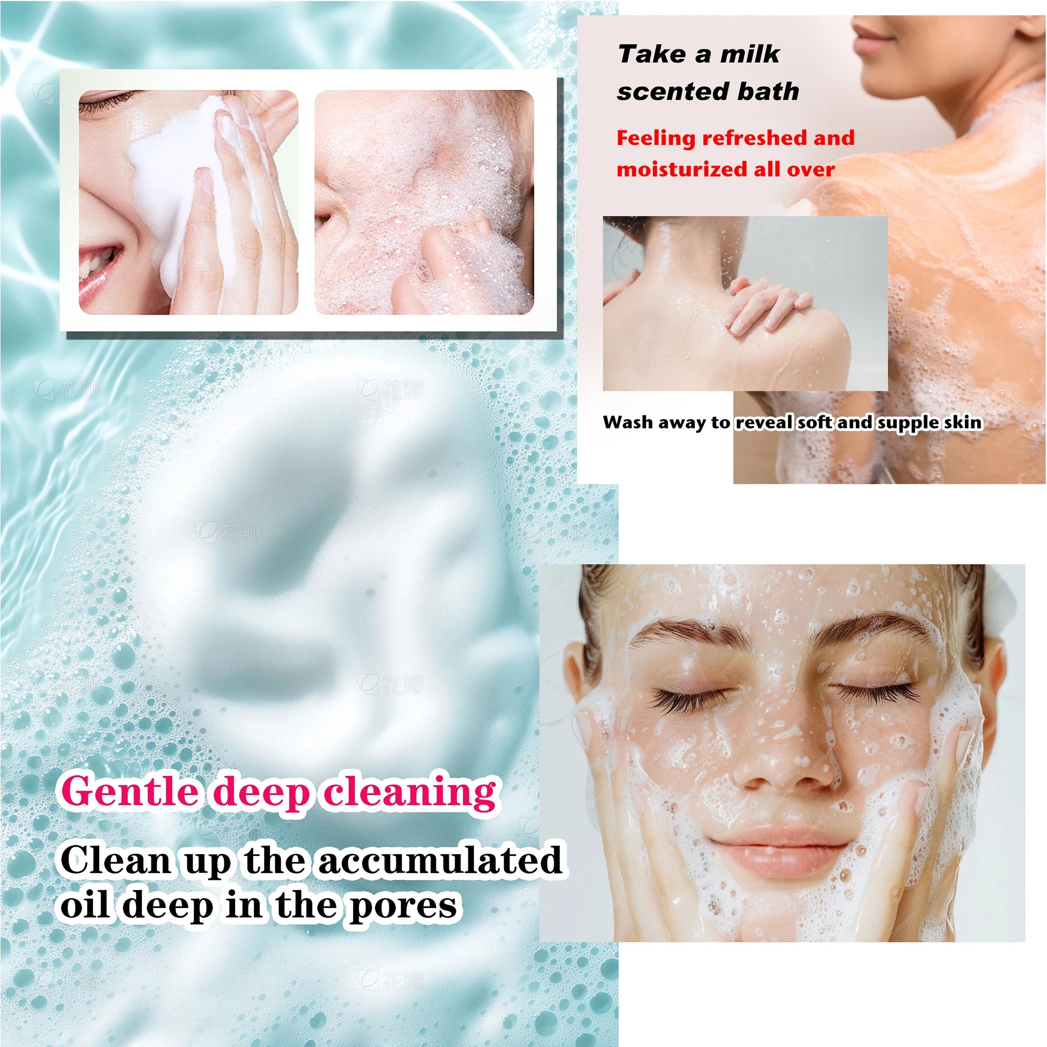 3 Stück Papaya-Seife Reinigende und feuchtigkeitsspendende handgemachte Seife zum Baden, Gesichtwaschen und zur Hautbefeuchtung