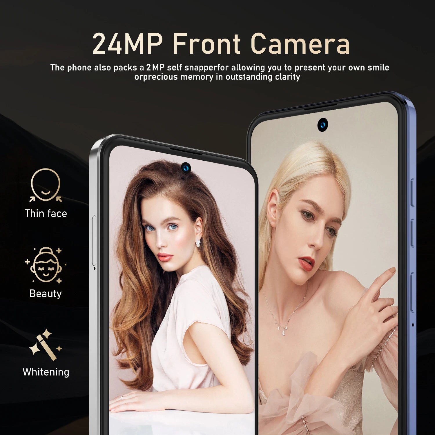 FUFFI Global Vision i17 Pro Max Smartphone Android 8GB RAM 256GB ROM 6,56 Zoll Telefon 720x1612HD 24+48MP 5G Netzwerk Mobiltelefone
