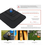Neue Outdoor-Camping feuerfeste Matte Picknick Barbecue Isolationsmatte flammhemmend Hochtemperatur-Feuerdecke Fiberglasmatte