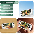 E6 Handheld-Spielemaschine konkurriert mit der neuen großen 3D-Handheld-Spielekonsole mit 5-Zoll-Großbildschirm, tragbare Spielekonsole