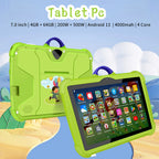 Neues 5G WIFI 7 Zoll Android Kinder-Tablet Quad Core 4GB RAM 64GB ROM Dual-Kameras Günstiges und einfaches Kindergeschenk Tablet PC