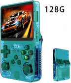 R36S Klassische Retro-Spielkonsole mit ARKOS System Videospiele Einzelkarte Tragbare Handheld-Spielkonsole Kindergeschenk 3,5 Zoll