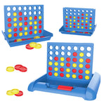 Klassisches 4-Gewinnt-Brettspiel, 4 in einer Reihe, 2 Spieler, Strategie-Puzzle-Spielzeug für Familien, Kinder, Erwachsene, robustes Kunststoffgitter-Set