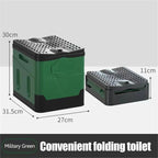 Equipment Portable Car Folding Toilet Toilet Camping Emergency Artifact Car Travel Outdoor Mobile Toilet Camping multitool