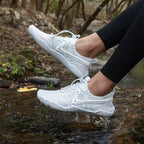 Oiaano Barfußschuhe Herren Schwarz Damen Wassernetz Minimalistische Sneaker Sport Aqua Strand Weiche Sohle Leicht Atmungsaktiv Outdoor Wandern