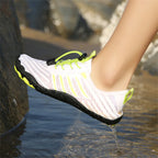 Unisex-Schnelltrocknende Wasserschuhe Herren Damen Bunte Strand-Schwimm-Surf-Wasserschuhe Paar Barfuß-Upstream-Sneaker