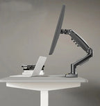 D-MOUNT K80 metal 17"-30" monitor desktop stand mount gas spring arm full motion rotate clamp grommet 2-9KG
