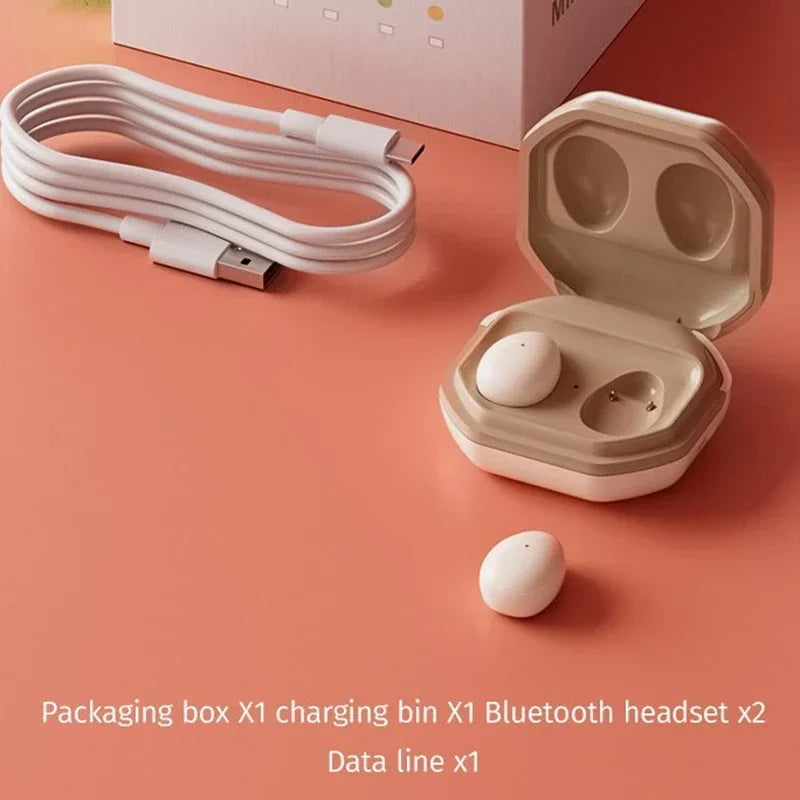 Lenovo Mini Wireless In-Ear Sleep MY001 Bluetooth 5.3 Kopfhörer High Definition High Pitch Unsichtbare Geräuschunterdrückung Ohrhörer