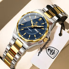 POEDAGAR Fashion Damen-Armbanduhr, Top Elegant, Woche, Datum, Damen-Uhr, Quarz, Edelstahl, Leuchtend, Wasserdicht, Damenuhren, Reloj