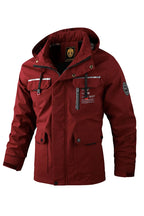 Mode Herren Freizeit Windbreaker Jacken Kapuzenjacke Herren Wasserdicht Outdoor Softshell Wintermantel Kleidung Warmer Fleece Dick
