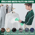 BRIEFNESS 2000W Handdampfer für Kleidung, 30s Aufheizzeit, Tragbarer Faltenentferner für Kleidung, Reise-/Heimgebrauch, Schnelles Dampfbügeleisen