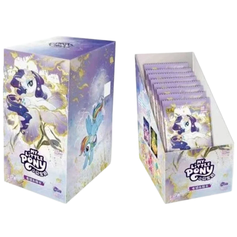 KAYOU Genuine My Little Pony Karte Freundschaft für immer Karten Star Pack Wunderschöne vergoldete Prinzessinnenkarten Sammelkarten Spielzeug Geschenke