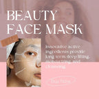 1/2/5 St. Bio-Collagen Gesichtsmaske Hydratisierende Nacht-Hydrogel Feuchtigkeitsspendende Gesichtsmaske VC Aufhellend Anti-Aging Hautpflege