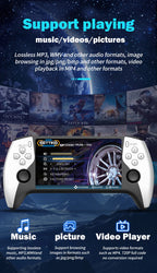 SF3500 Retro Handheld Videospielkonsole Linux System 5,0 Zoll 854*480 IPS Bildschirm 3000mAh Tragbarer Pocket Video Player Spiele